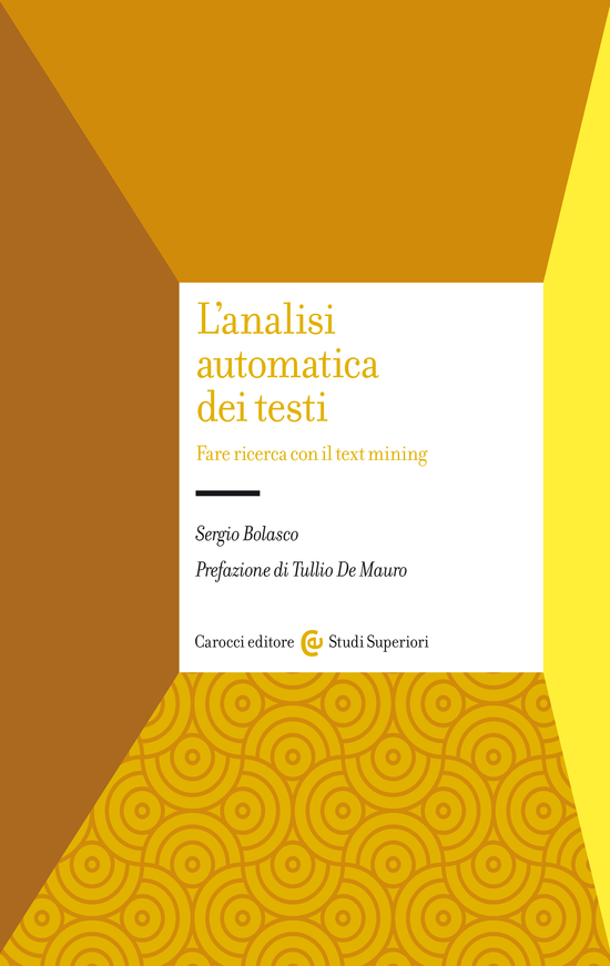 Copertina del libro L'analisi automatica dei testi