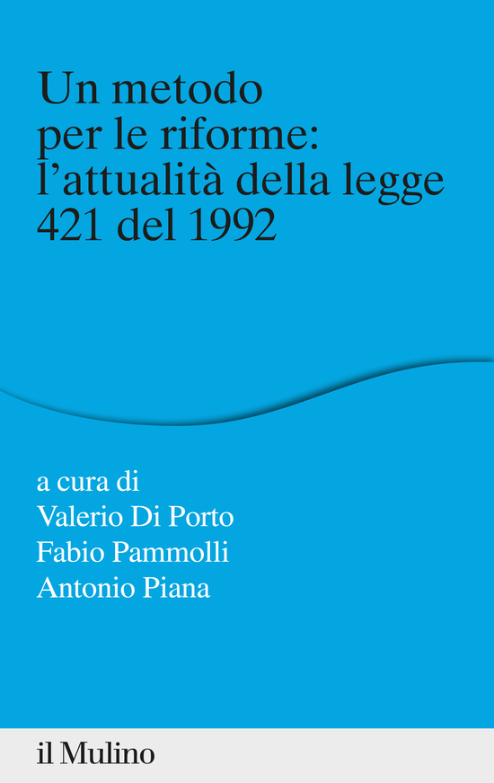 Copertina del libro Un metodo per le riforme: la legge 421 del 1992