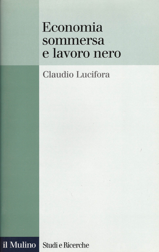 Copertina del libro Economia sommersa e lavoro nero