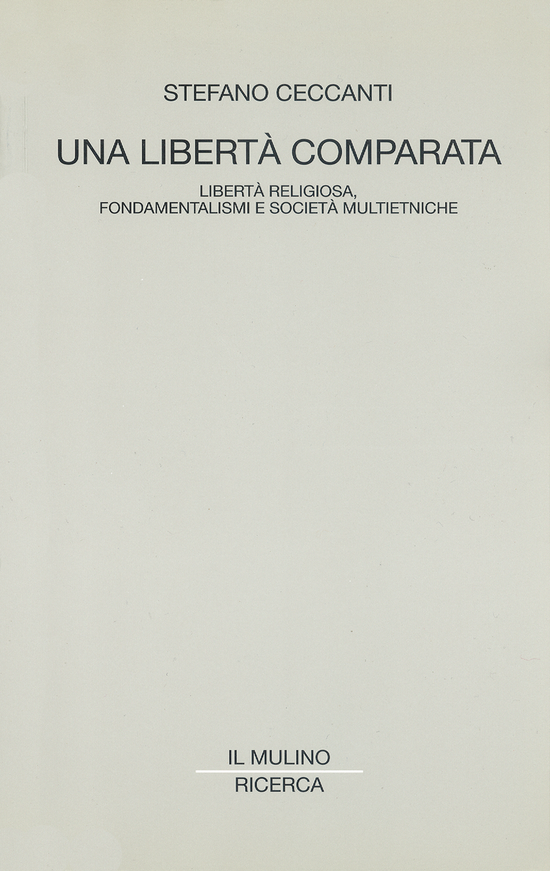 Copertina del libro Una libertà comparata